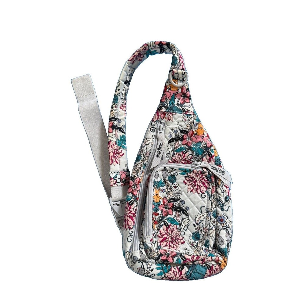 Vera Bradley Harry Potter Herbology Mini Sling Backpack Crossbody Bag Floral